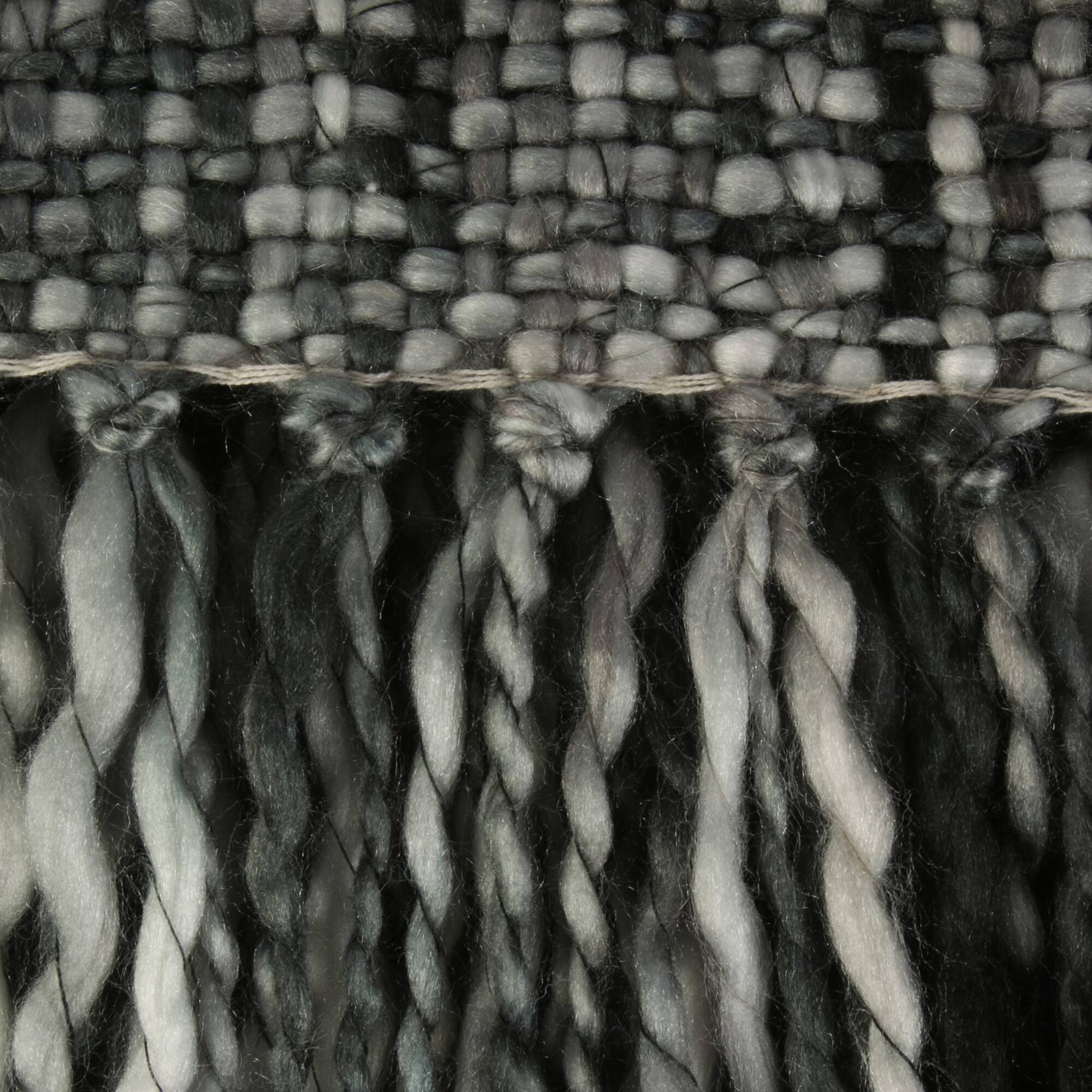 DII® Mineral Gray Variegated Acrylic Woven Throw
